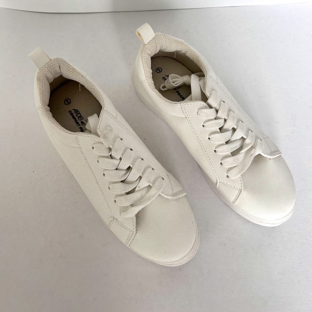 White sneakers